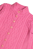 Aran Crafts Pink Fisherman Sweater 1103