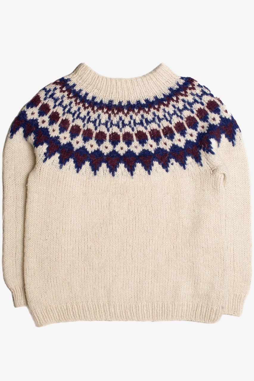 Red White and Blue Fisherman Sweater 1121