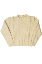 Vintage Mock Neck Fisherman Sweater 