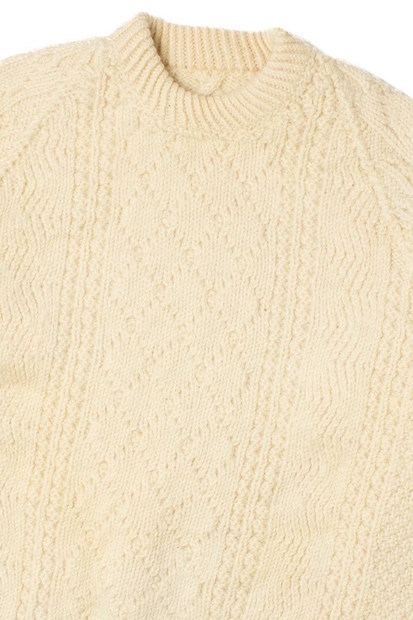 Vintage Ivory Fisherman Sweater 1140