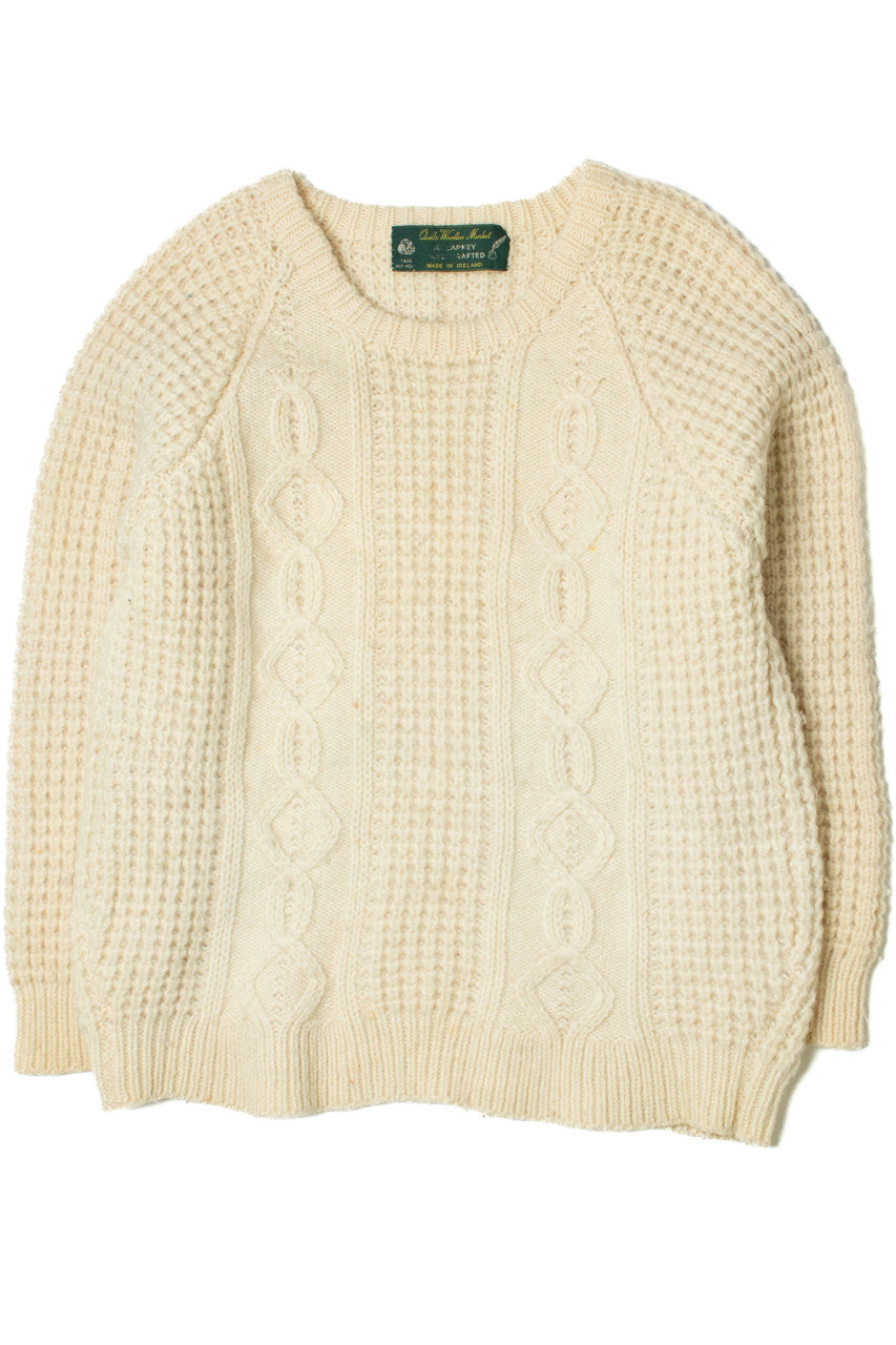 Vintage Quills Woolen Market Fisherman Sweater