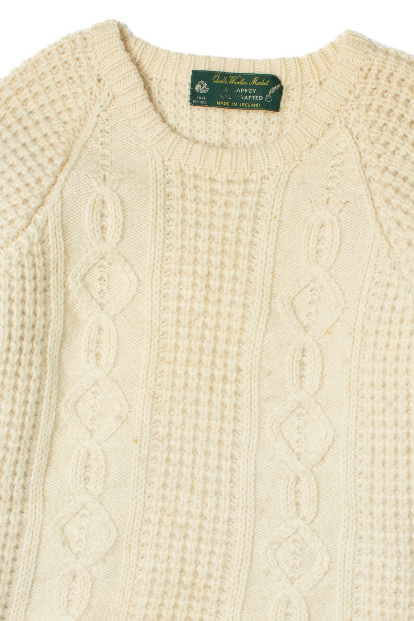 Vintage Quills Woolen Market Fisherman Sweater