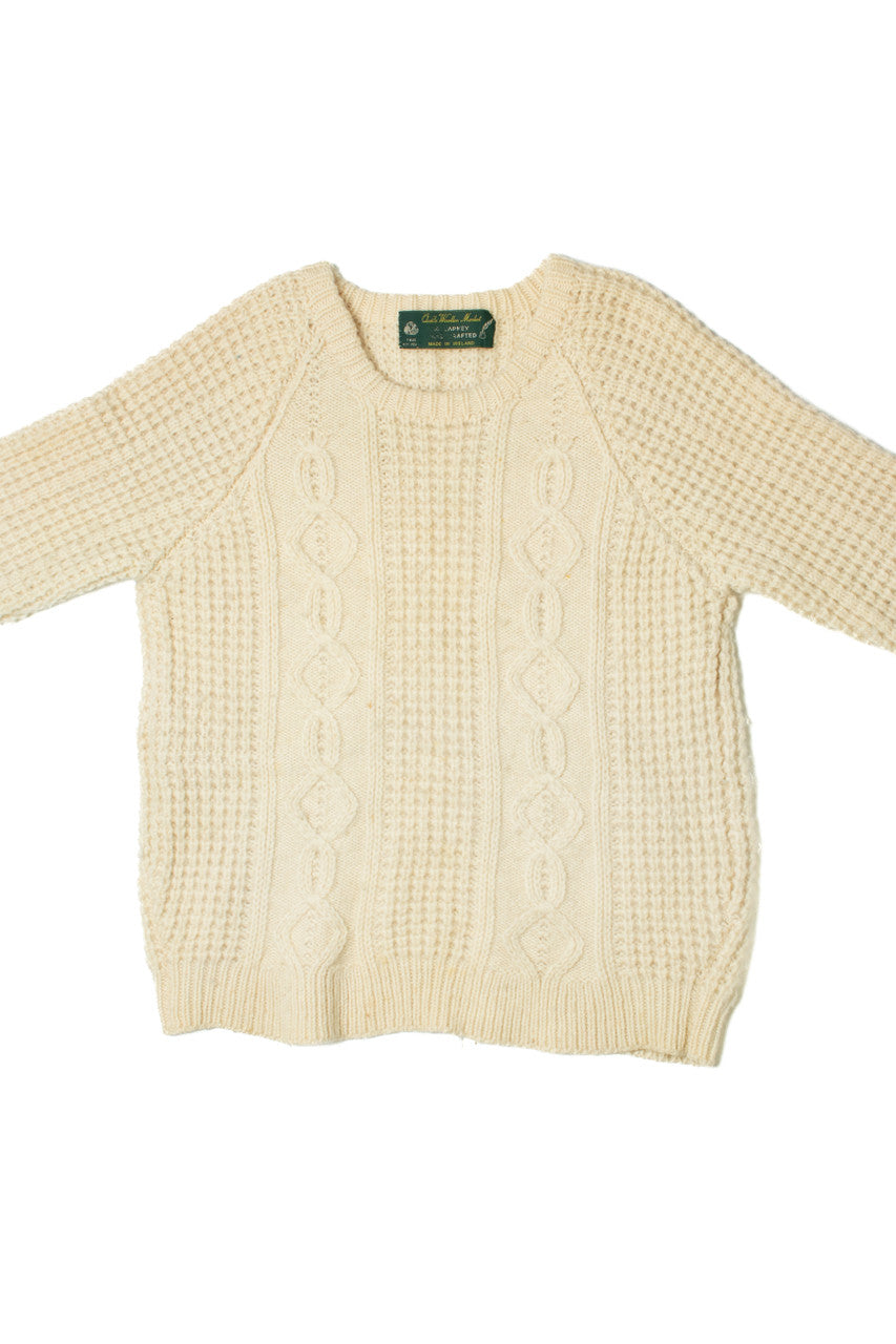 Vintage Quills Woolen Market Fisherman Sweater