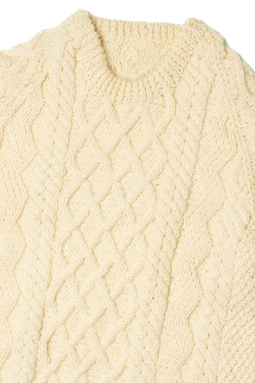 Vintage Ivory Fisherman Sweater 1150
