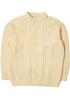 Vintage Hand Made Mary Smith Fisherman Sweater