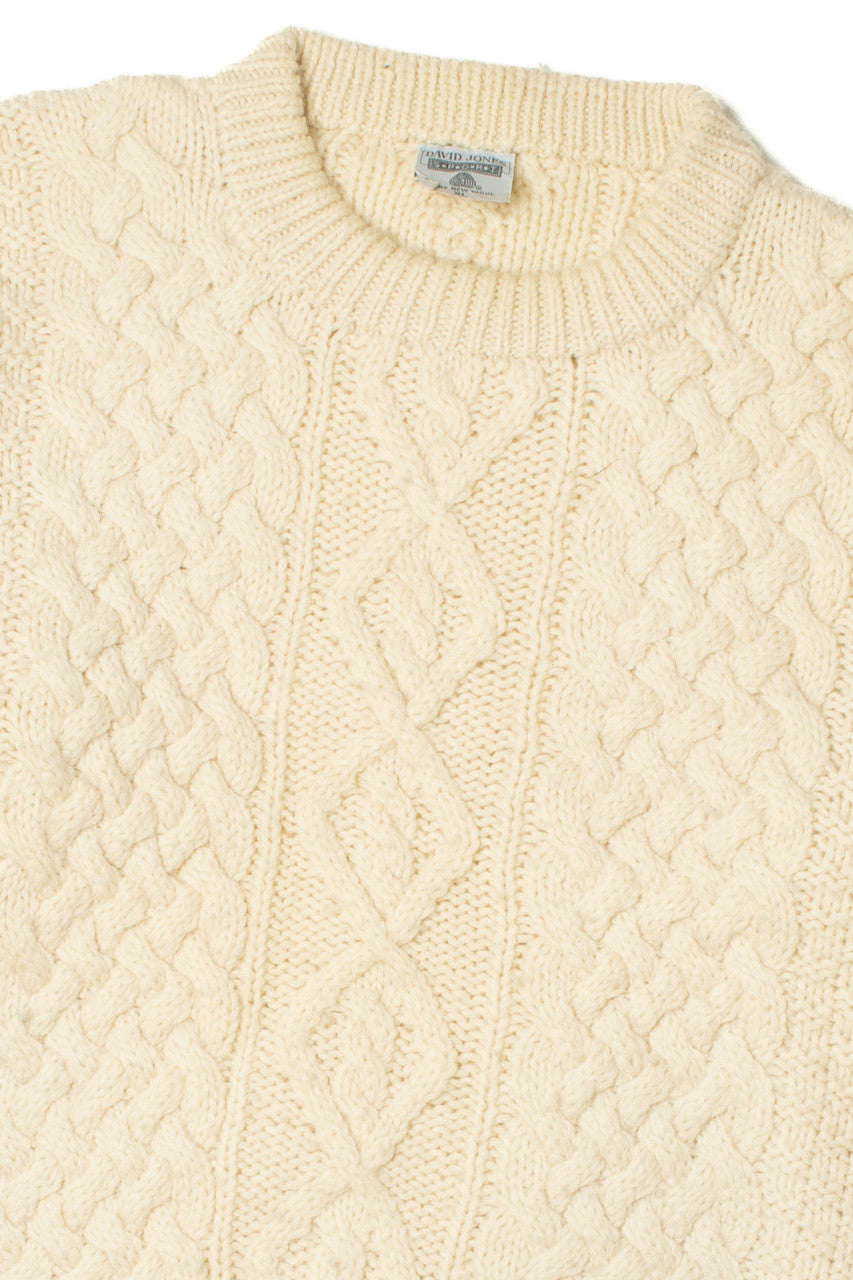 Vintage David Jones Sport Fisherman Sweater