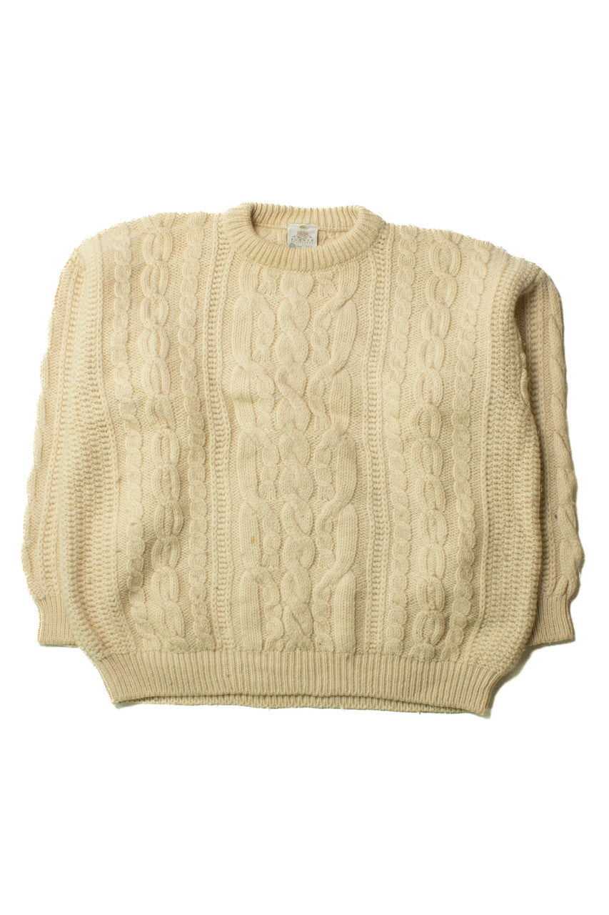 Vintage Bonner of Ireland Fisherman Sweater (1990s) 1162