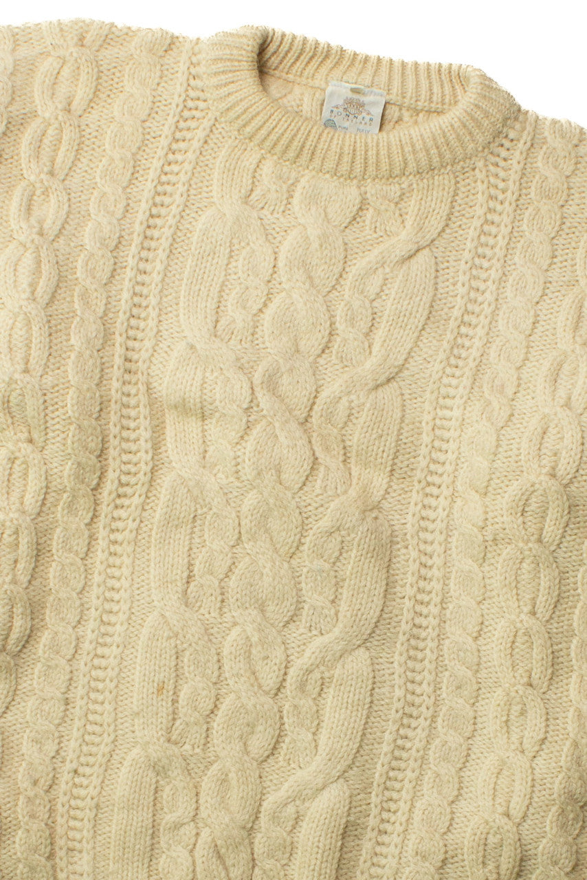 Vintage Bonner of Ireland Fisherman Sweater (1990s) 1162