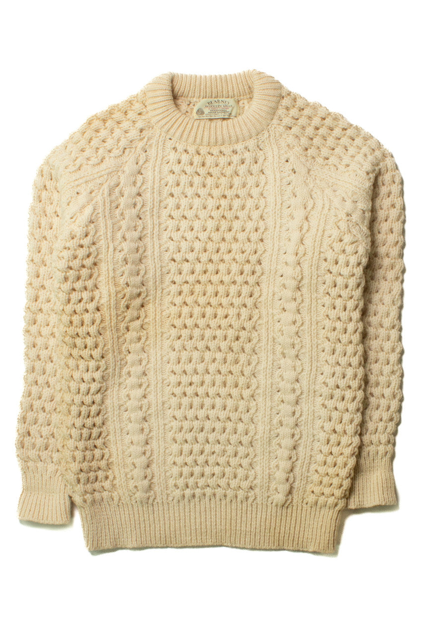 Vintage Blarney Woolen Mills Fisherman Sweater 1170