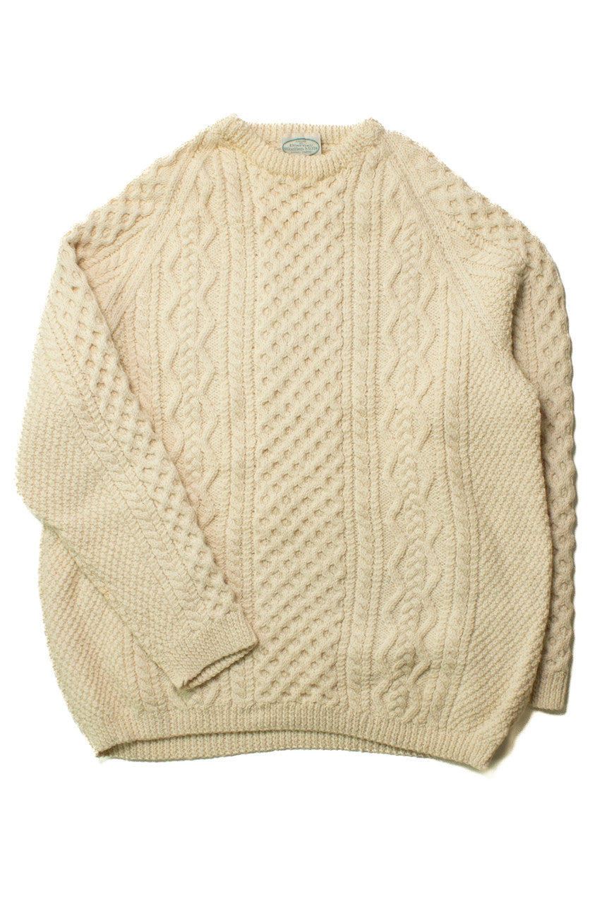 Vintage Blarney Woollen Mills Fisherman Sweater 1173