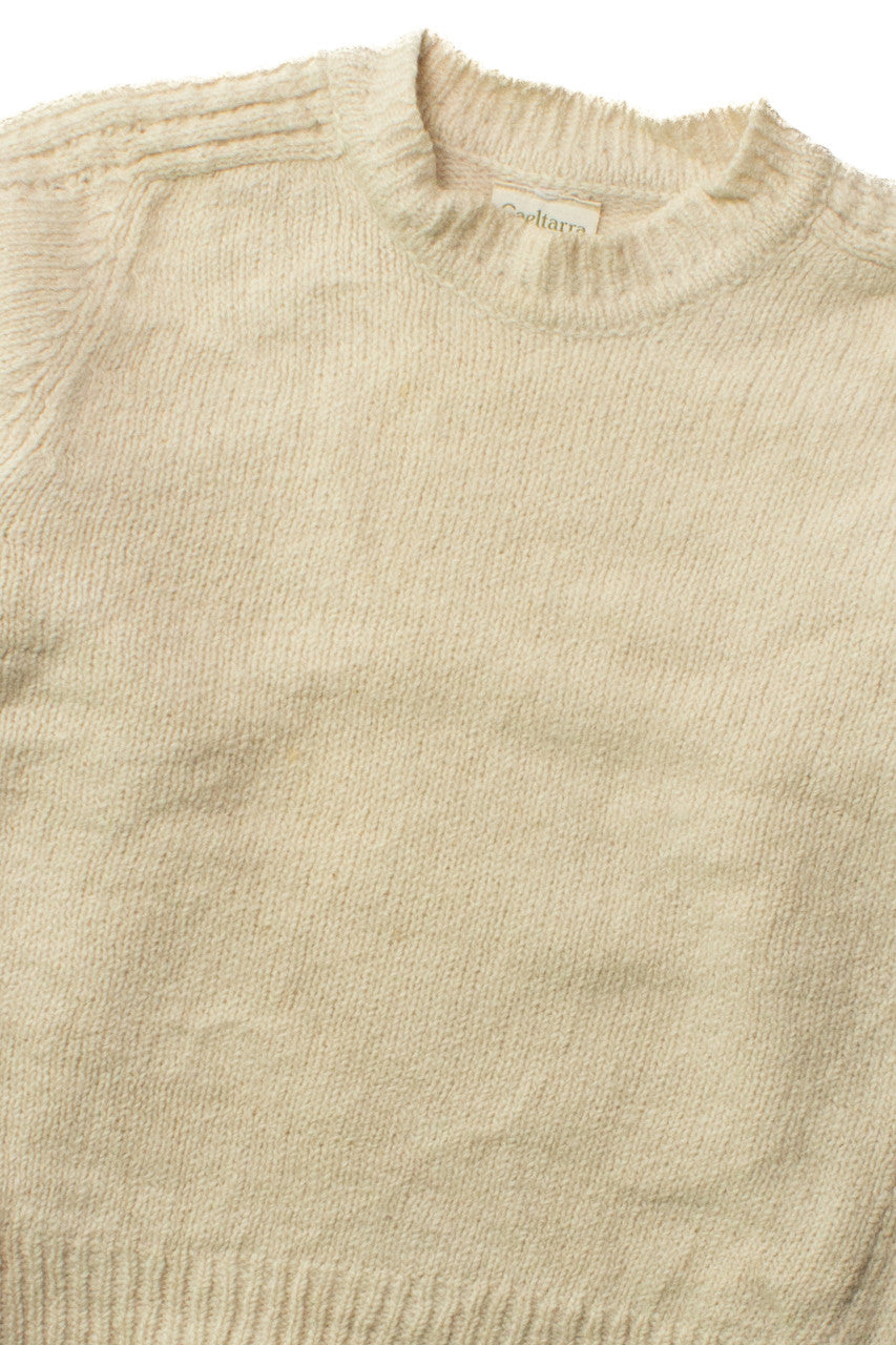 Vintage Gaeltarra Handloomed Aran Fisherman Sweater 1187