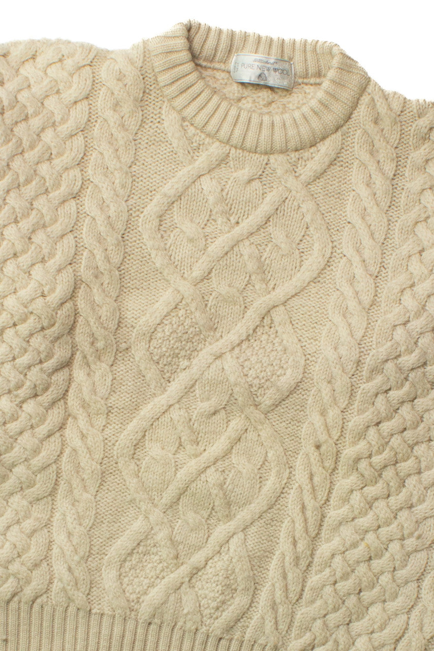 Vintage St. Michael Fisherman Sweater 1190