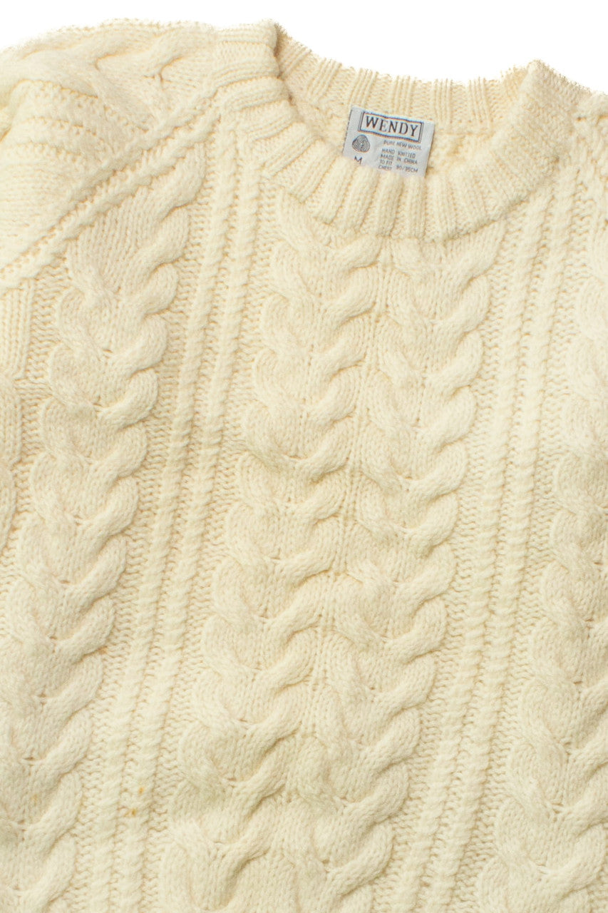 Vintage Wendy Fisherman Sweater 1196
