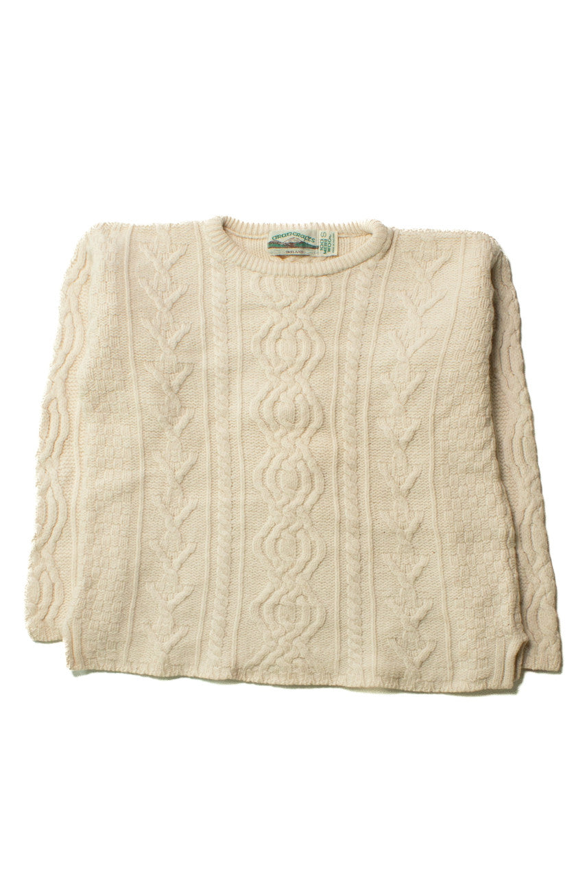 Vintage Aran Crafts Fisherman Sweater 1197