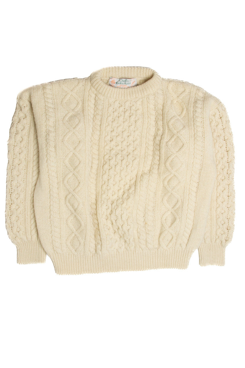  Quill's Woollen Market Vintage Fisherman Sweater