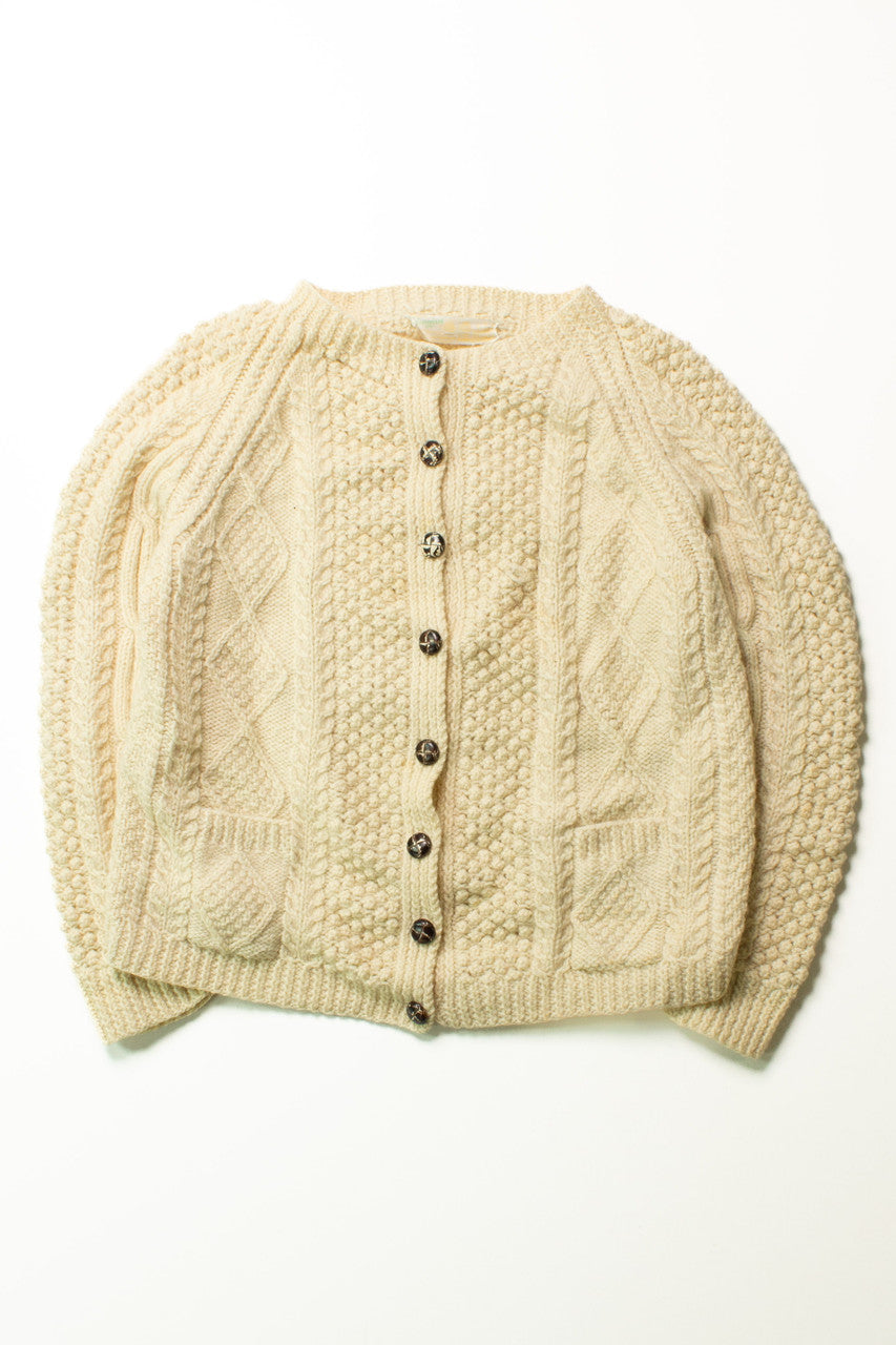 Vintage Glenairn Aran Cardigan (1980s)