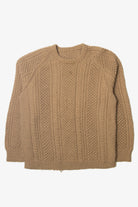  Vintage Beige Fisherman Sweater