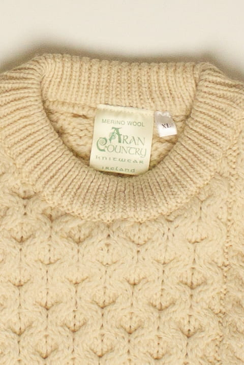 Vintage Aran Country Fisherman Sweater (1990s)
