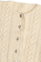 Vintage Fisherman Cable Knit Cardigan Sweater (1990s)