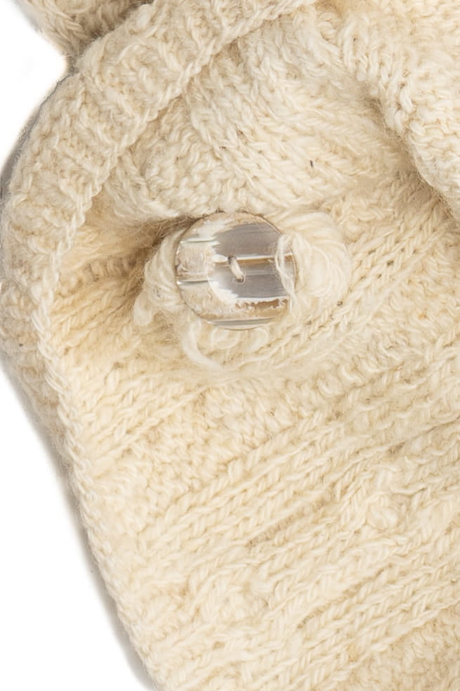 Vintage Fisherman Cable Knit Cardigan Sweater (1990s)