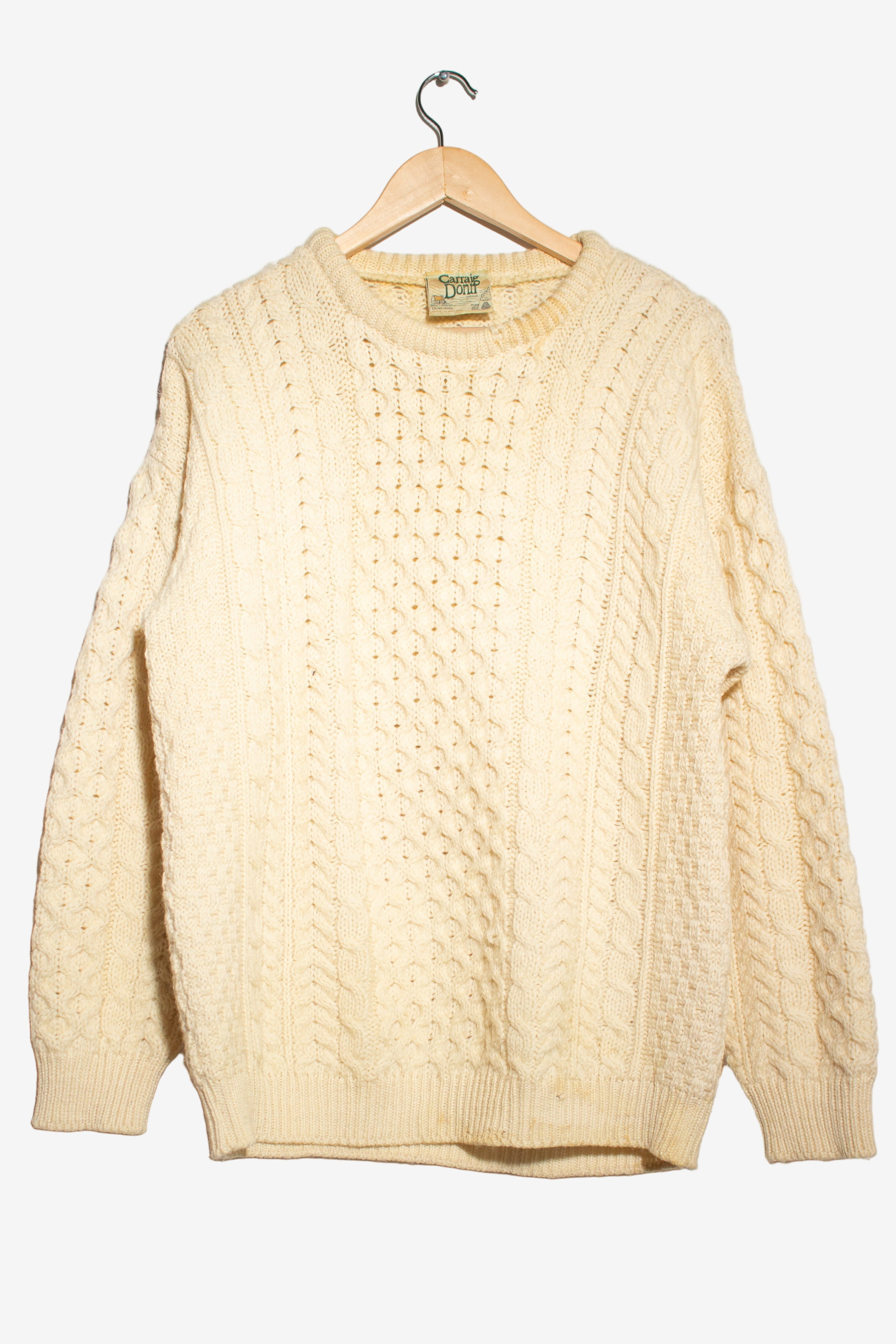 Vintage Carraig Donn Irish Fisherman Sweater (1980s)