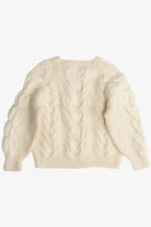Vintage Péri Chole Cable Knit Wool Fisherman Sweater (1990s)