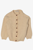 Vintage Highland Homes Industries Fisherman Cardigan Sweater (1990s)