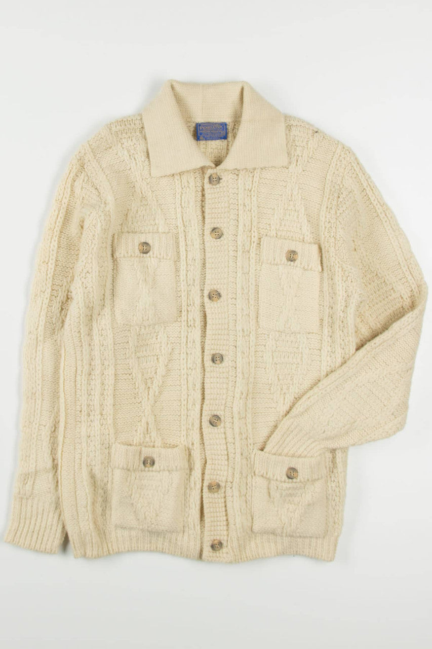 Vintage Pendleton Fisherman Cardigan 663