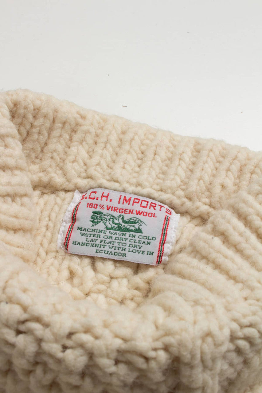 Vintage Ecuadorian Fisherman Sweater 671