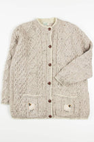 Embroidered Sheep Blarney Woolen Mills Fisherman Sweater 707