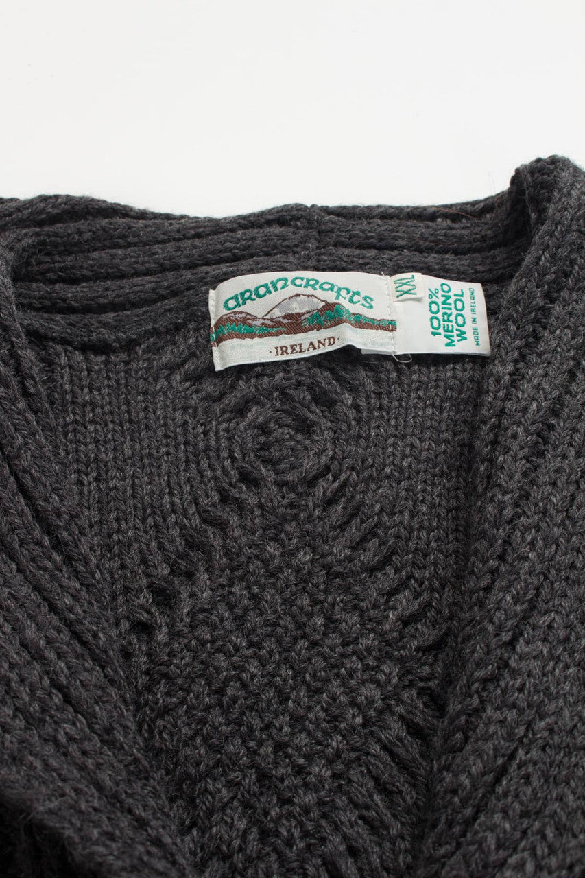 Aran Crafts Irish Fisherman Cardigan 730