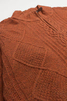 Pumpkin Jos. A. Bank Fisherman Sweater 756