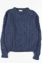 Blue L.L. Bean Fisherman Sweater 759