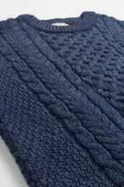 Blue L.L. Bean Fisherman Sweater 759