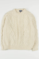 Lands' End Irish Fisherman Sweater 779
