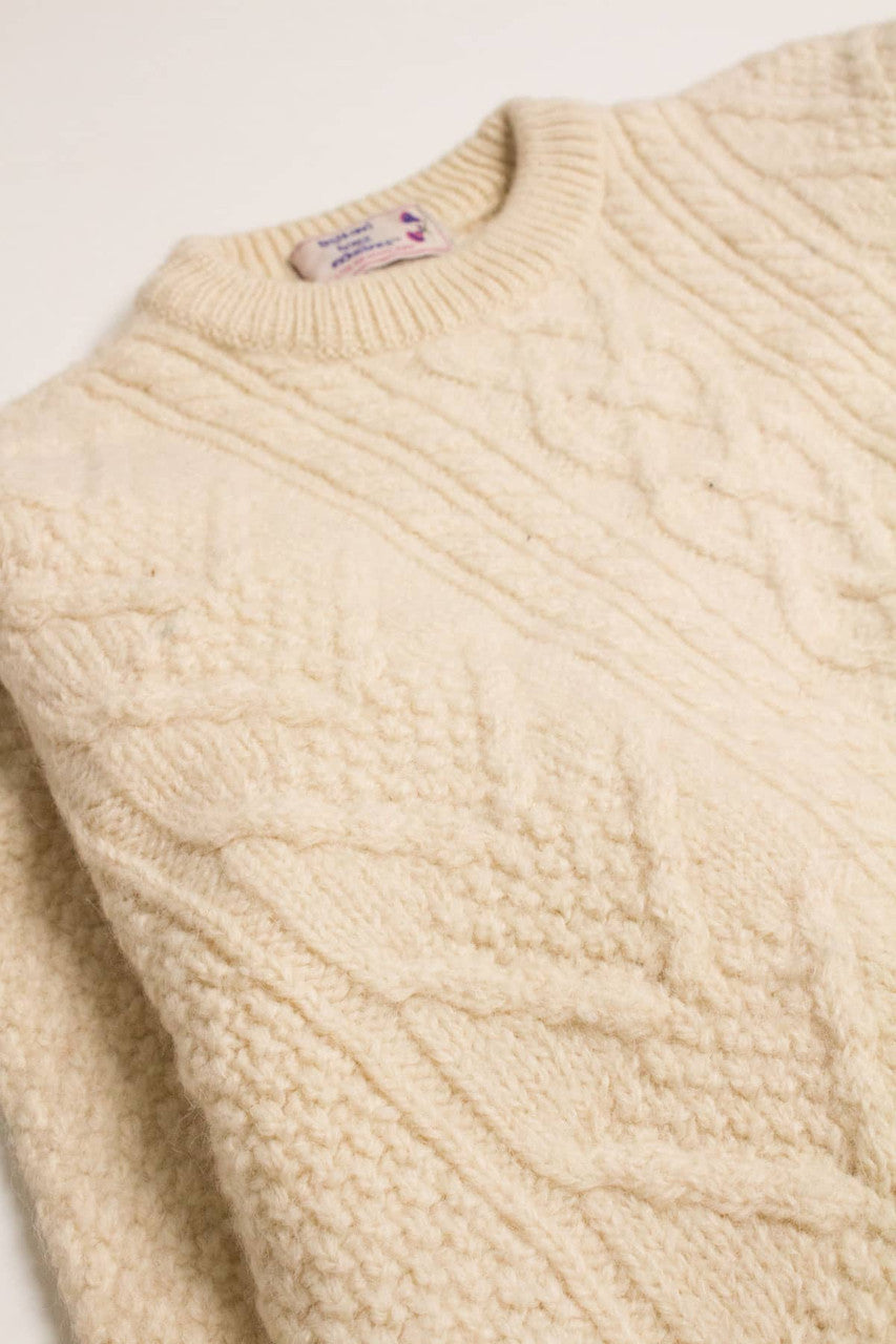 Highland Home Scottish Fisherman Sweater 817