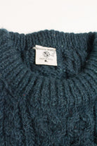 Dark Teal Fisherman Sweater 826