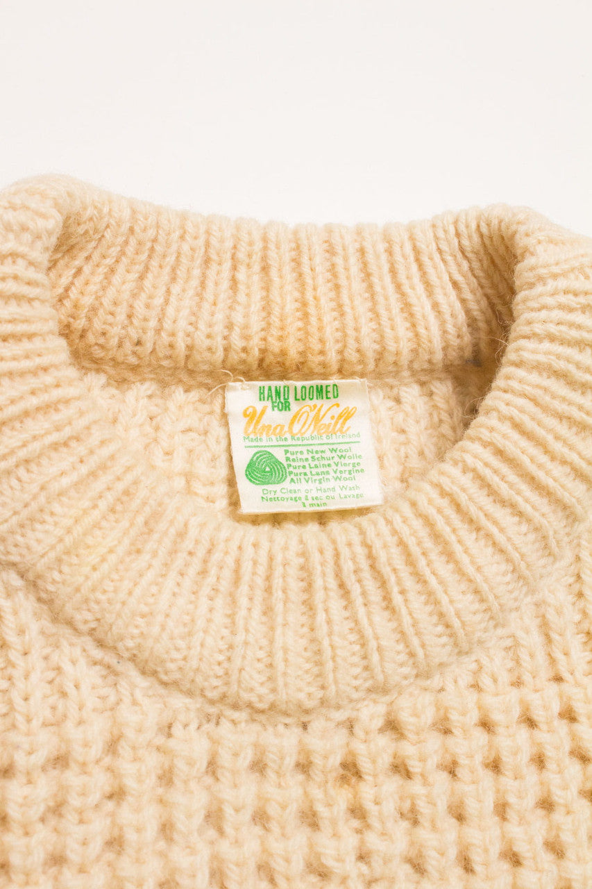 Una O'Neill Vintage Irish Fisherman Sweater 833