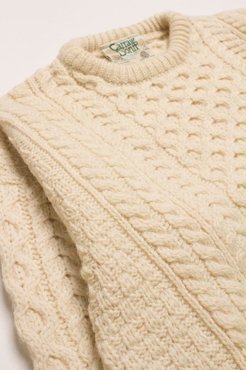 Kid's Carraig Donn Irish Fisherman Sweater 841