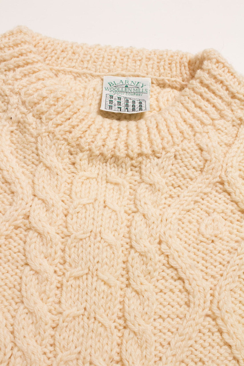 Blarney Woolen Mills Irish Fisherman Sweater 843
