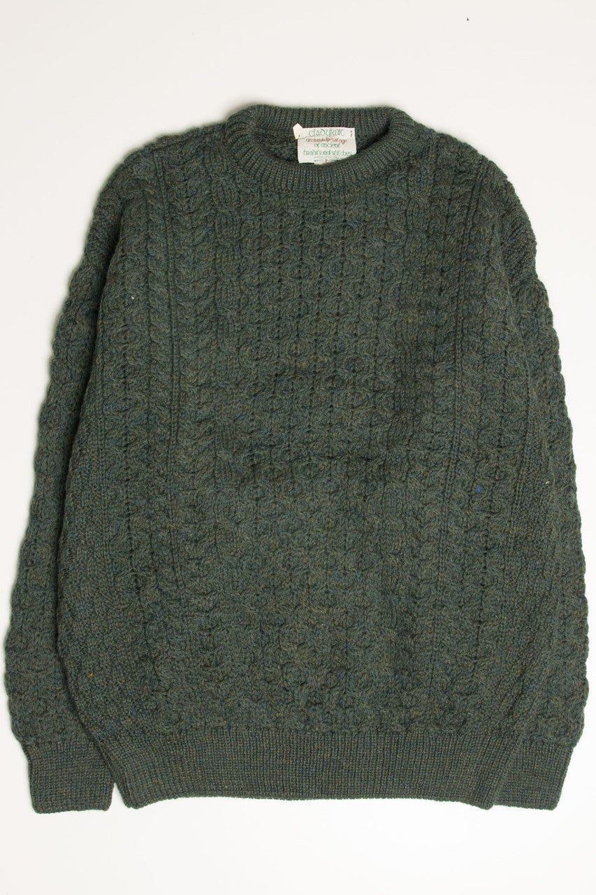 Vintage Clady Knit Irish Fisherman Sweater 844