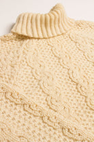 Vintage Turtleneck Fisherman Sweater 852