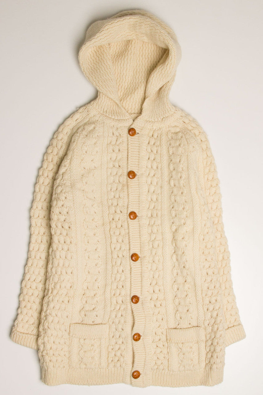 Vintage Filene's Irish Fisherman Cardigan 858