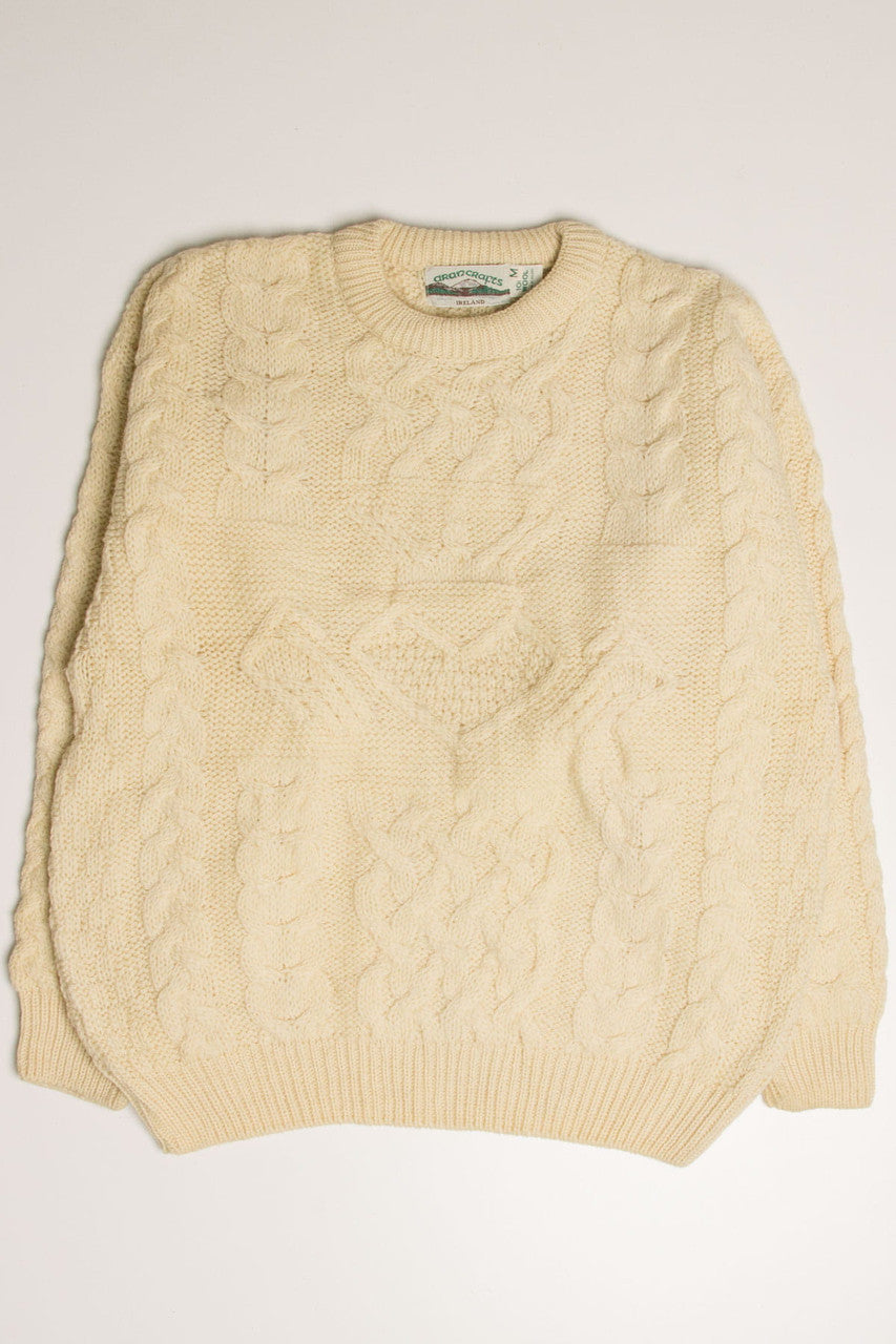 Aran Crafts Claddagh Fisherman Sweater 860