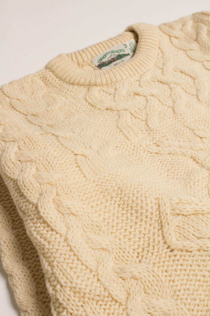 Aran Crafts Claddagh Fisherman Sweater 860