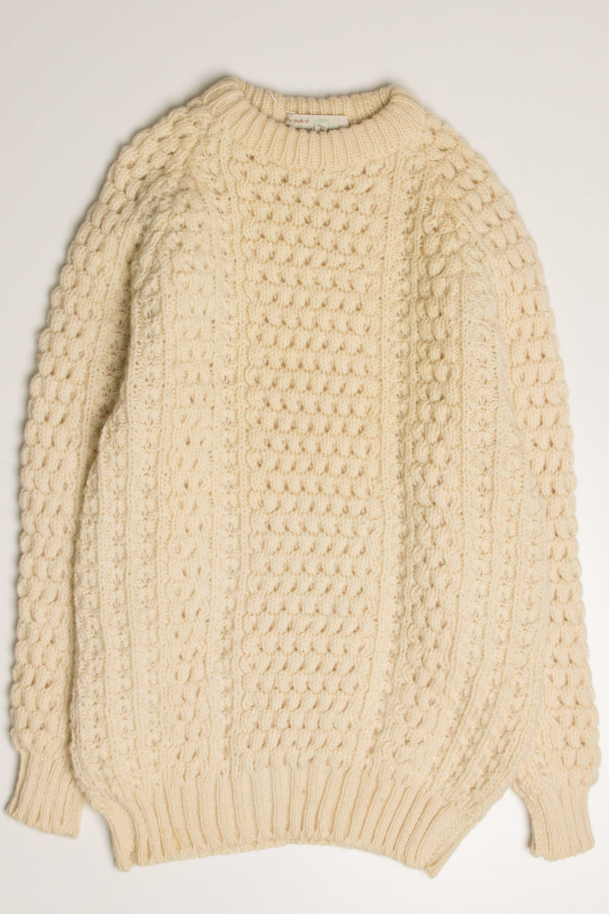Vintage Donegal Knitwear Irish Fisherman Sweater 863