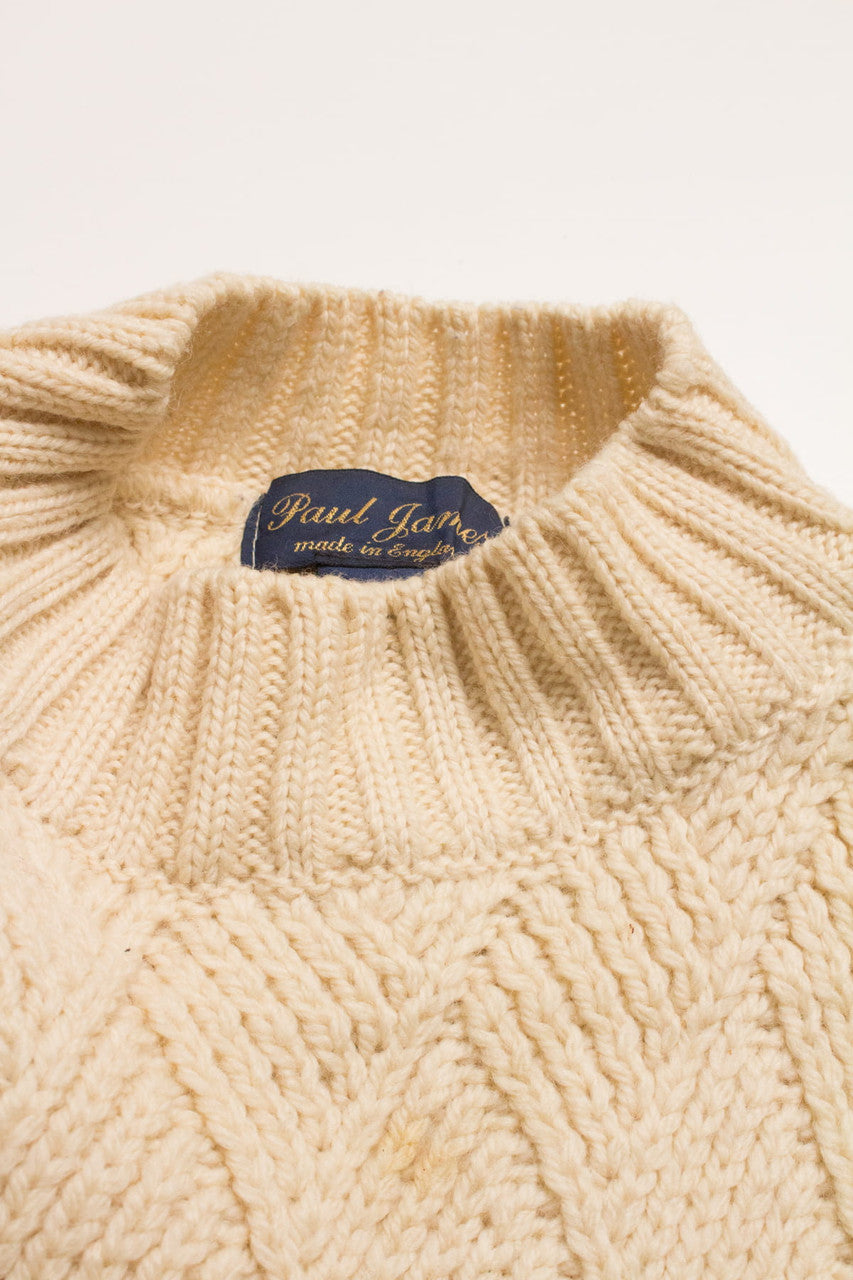 Vintage Paul James English Fisherman Sweater 876