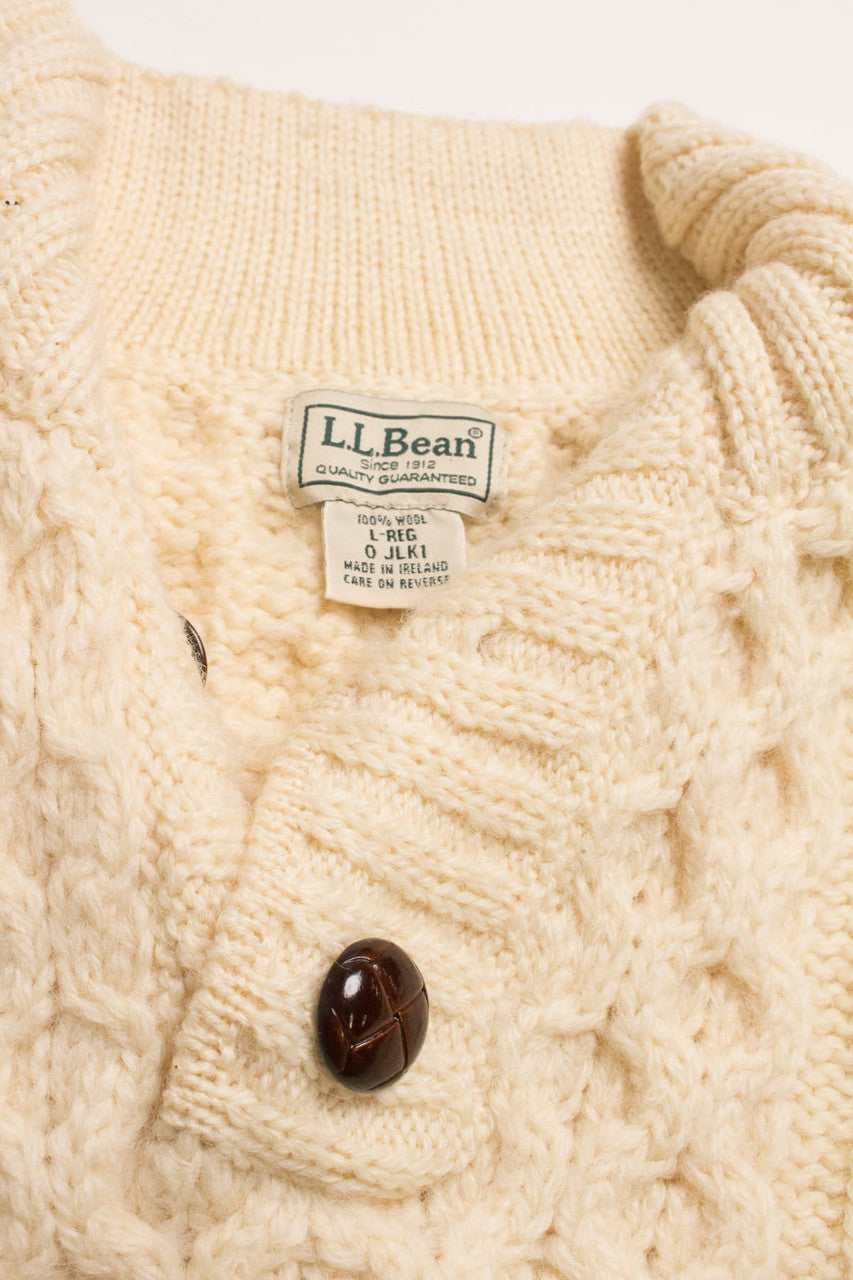 L.L. Bean Irish Fisherman Sweater 880