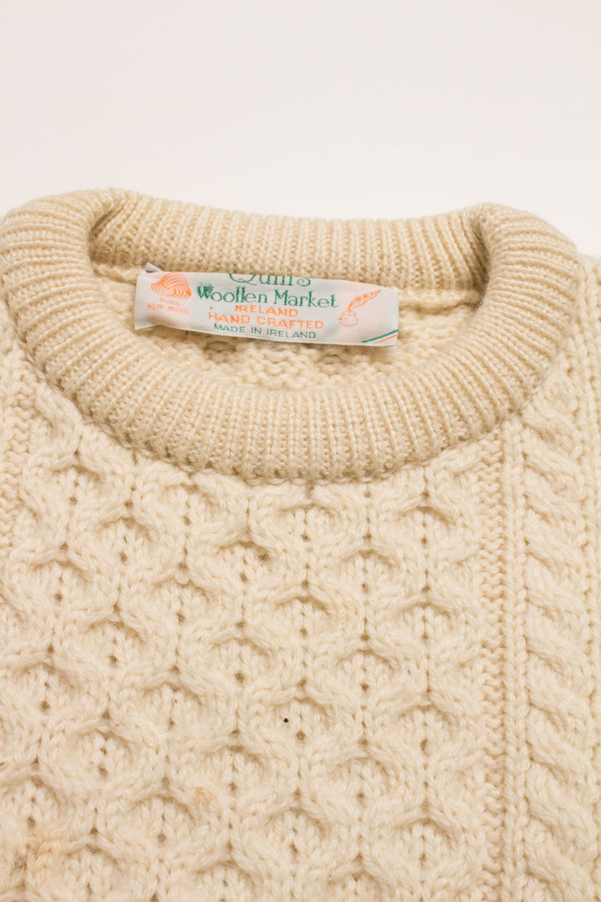 Quill's Woollen Market Irish Fisherman Sweater 883