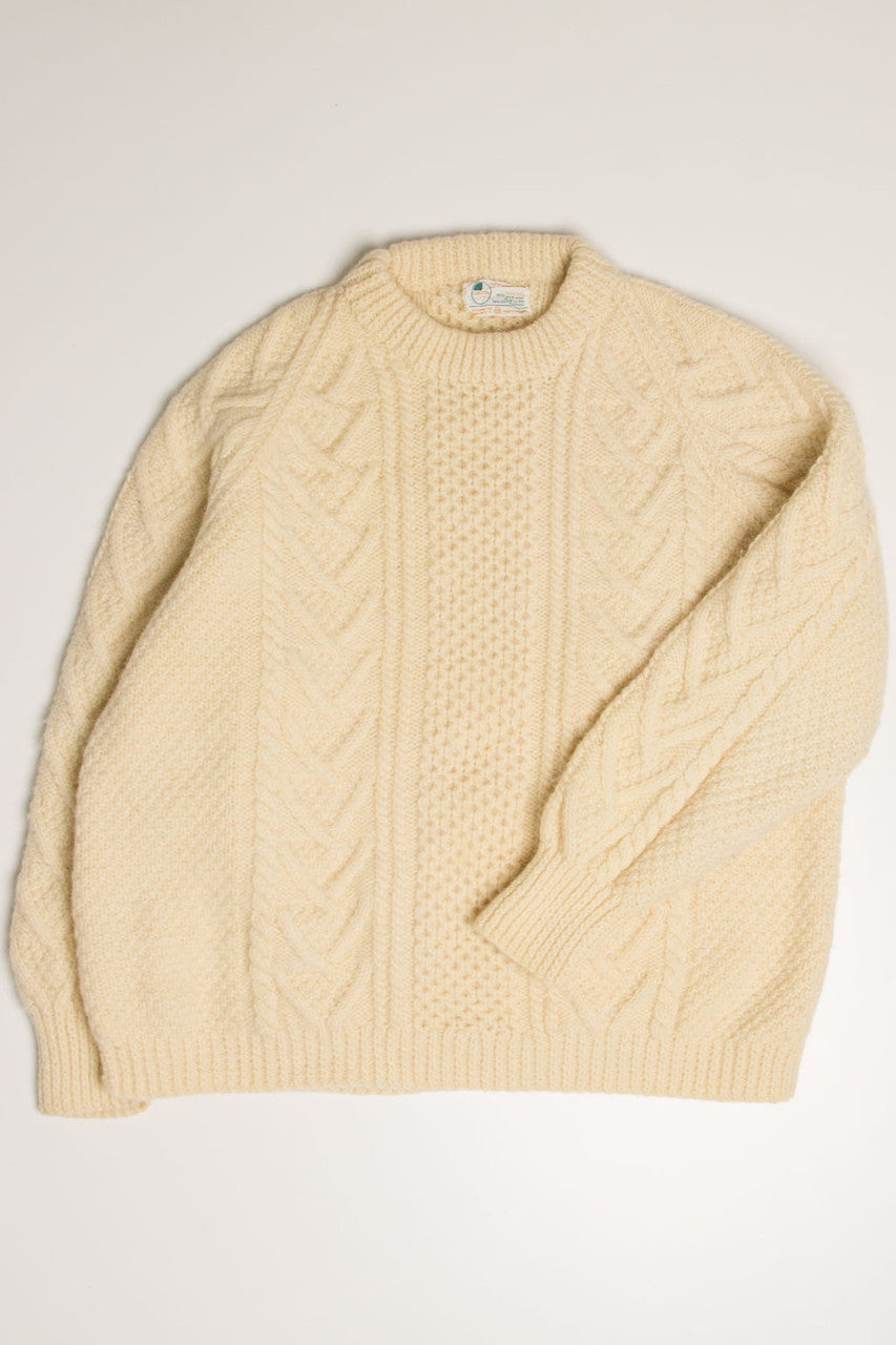 Vintage Carbery Irish Fisherman Sweater 884
